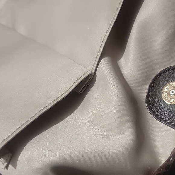 COACH Brown Penelope Leather Crossbody Bag Snake Embossed Trim Brass Hardware - Picture 4 of 9